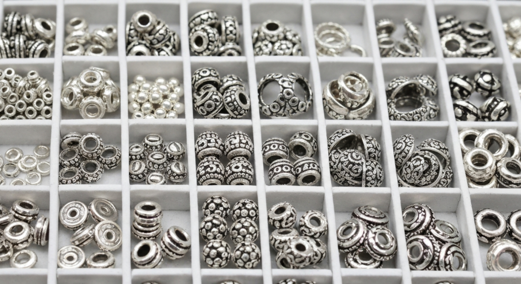 Bali silver beads findings