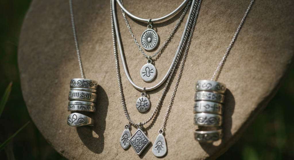 Bali boho silver jewelry
