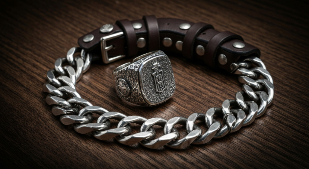 Bali mens silver jewelry