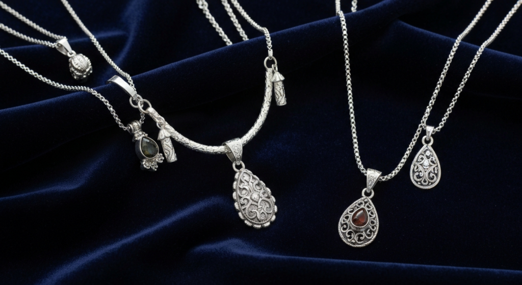 Bali silver necklaces wholesale