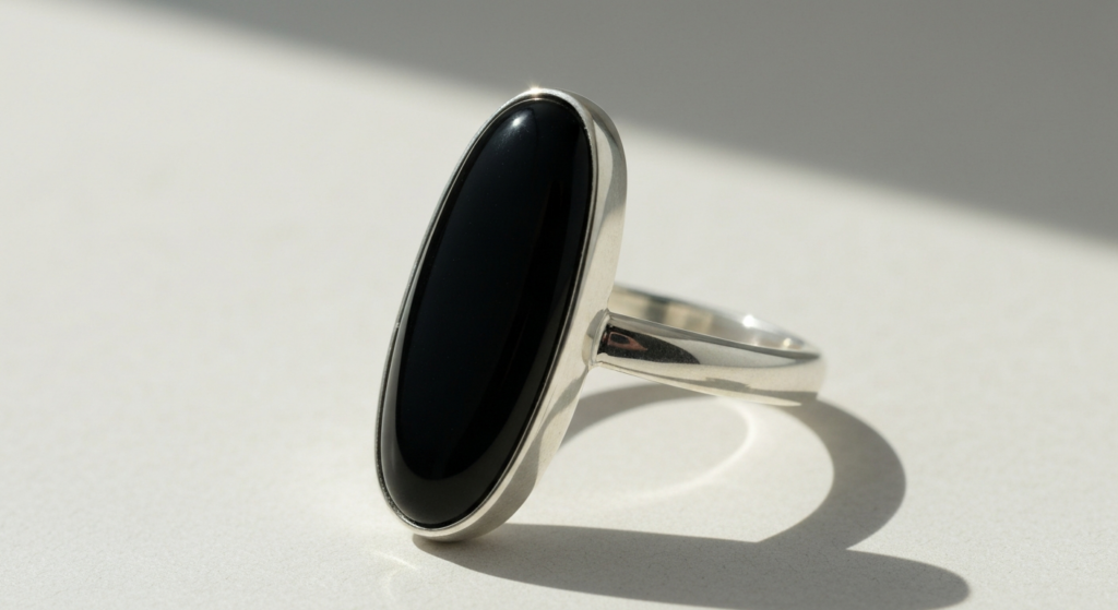 Bali black onyx silver jewelry