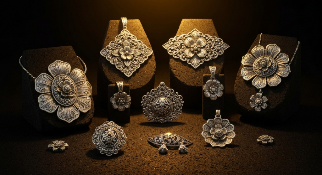 Bali silver jewelry products collection