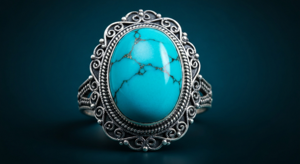 Bali turquoise silver jewelry