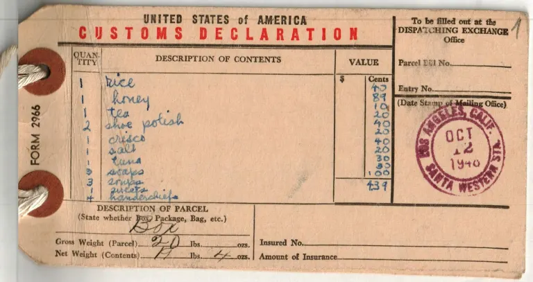 BASA 1995K 1 1 1 Customs declaration of Mara Chukleva