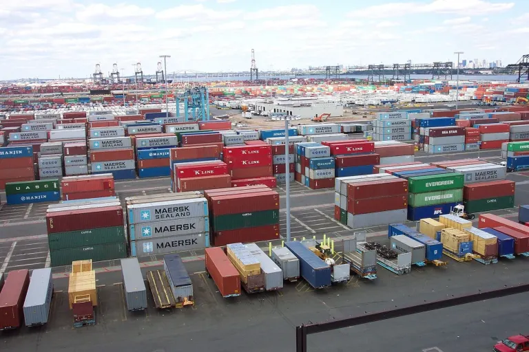 Line3174 Shipping Containers at the terminal at Port Elizabeth, New Jersey NOAA