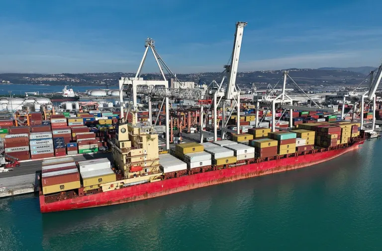 MSC HARMONY III (container ship, 2006) in Port Koper (SIKOP, 2024)